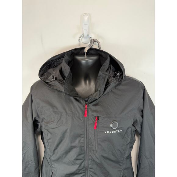 Venustas Heated Jacket Black Womens Medium Fleece Lined Windbreaker No Battery - Picture 10 of 13